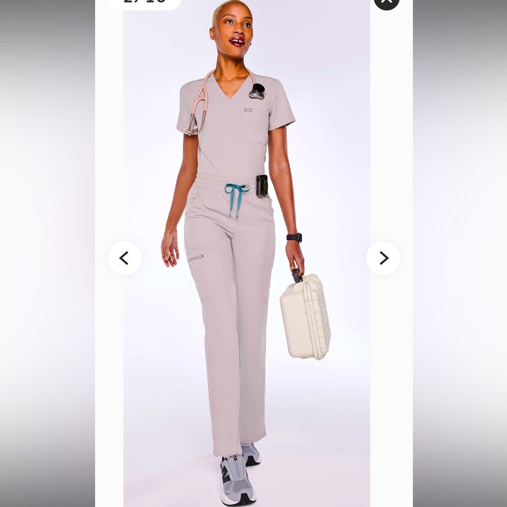 Figs Scrub Set in Slate